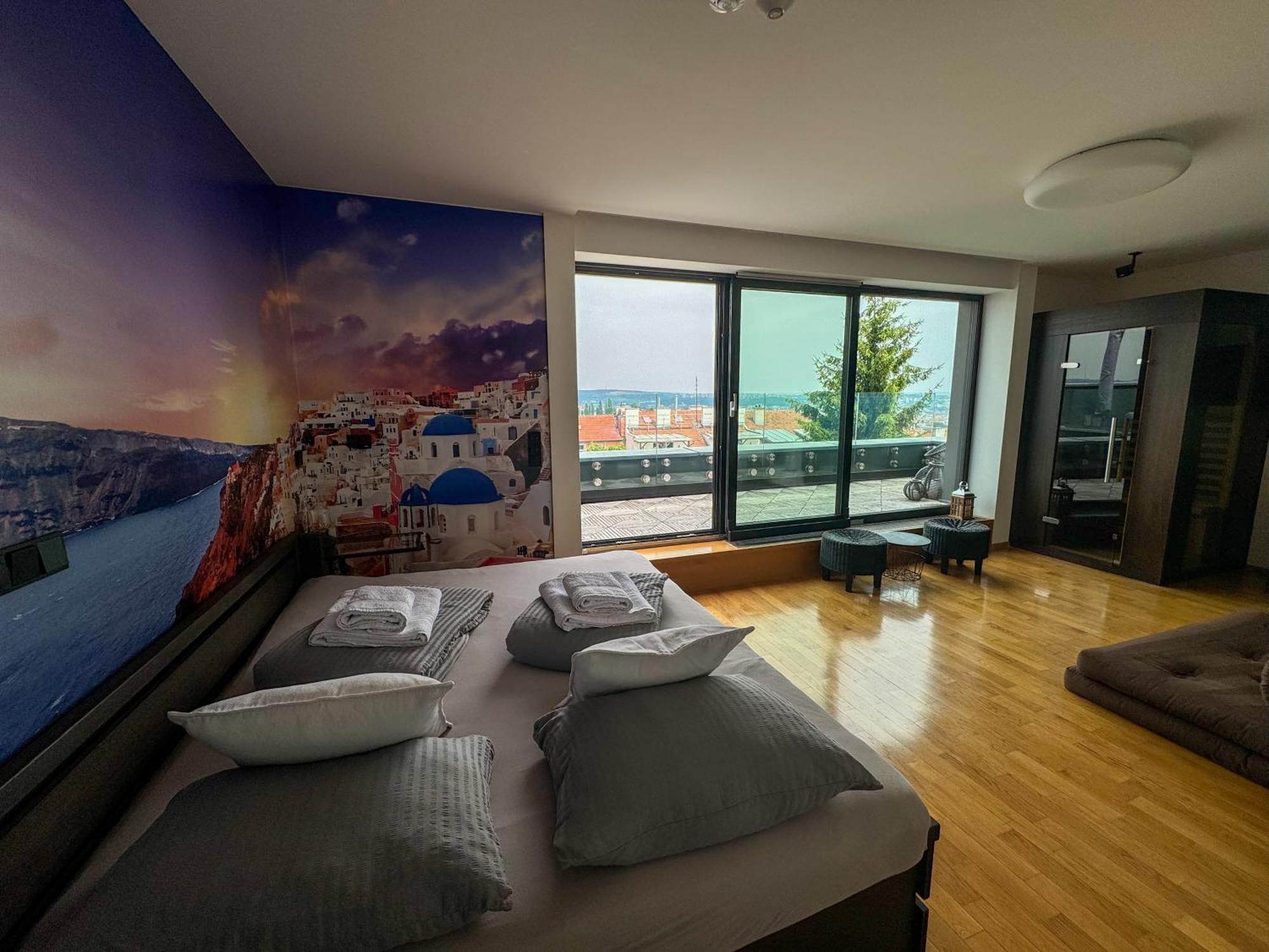 Apartman Se Saunou A Terasou S Vyhledem Na Brno Exteriér fotografie