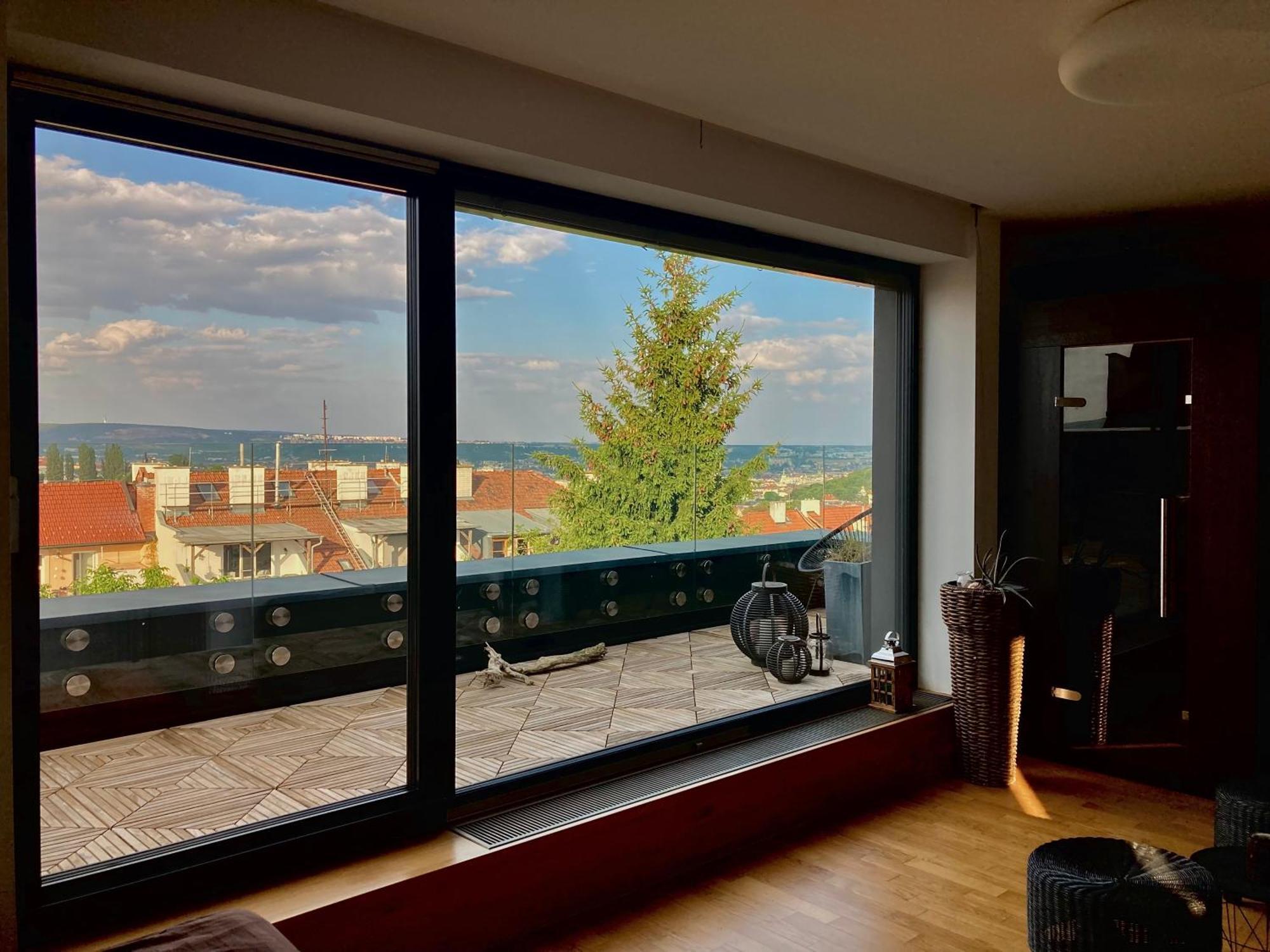 Apartman Se Saunou A Terasou S Vyhledem Na Brno Exteriér fotografie