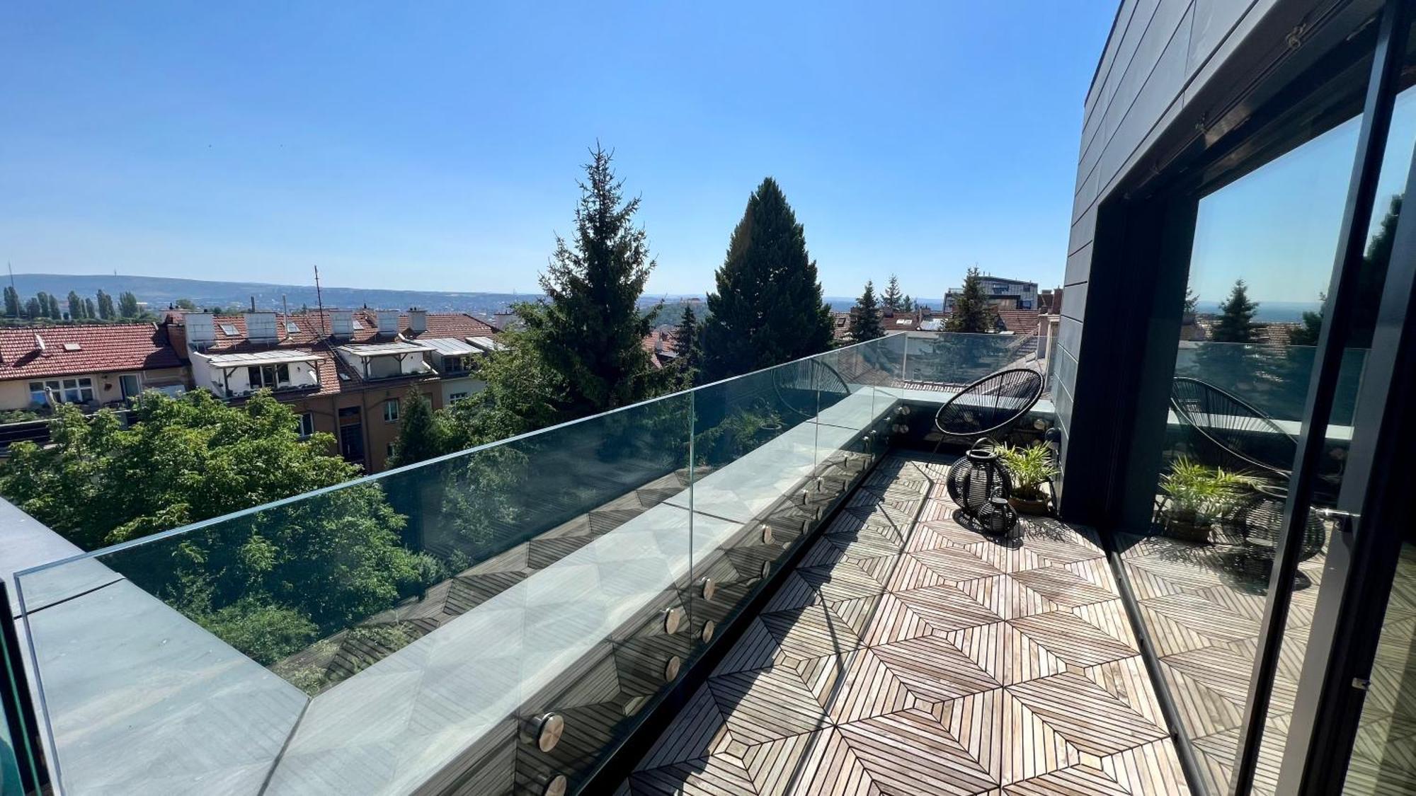 Apartman Se Saunou A Terasou S Vyhledem Na Brno Exteriér fotografie